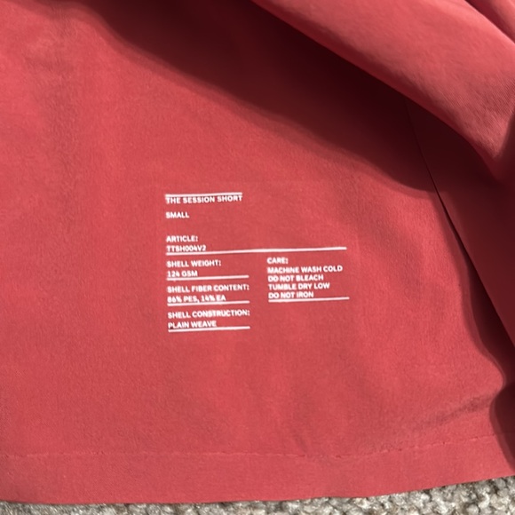 NWOT Ten Thousand Session Shorts - Picture 2 of 3